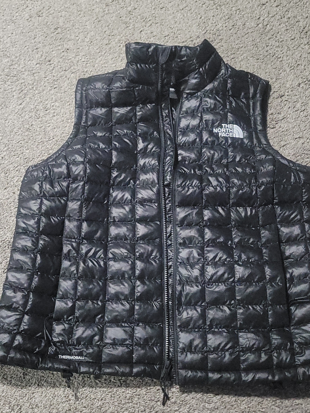 The North Face Black Quilted Insulated Vest